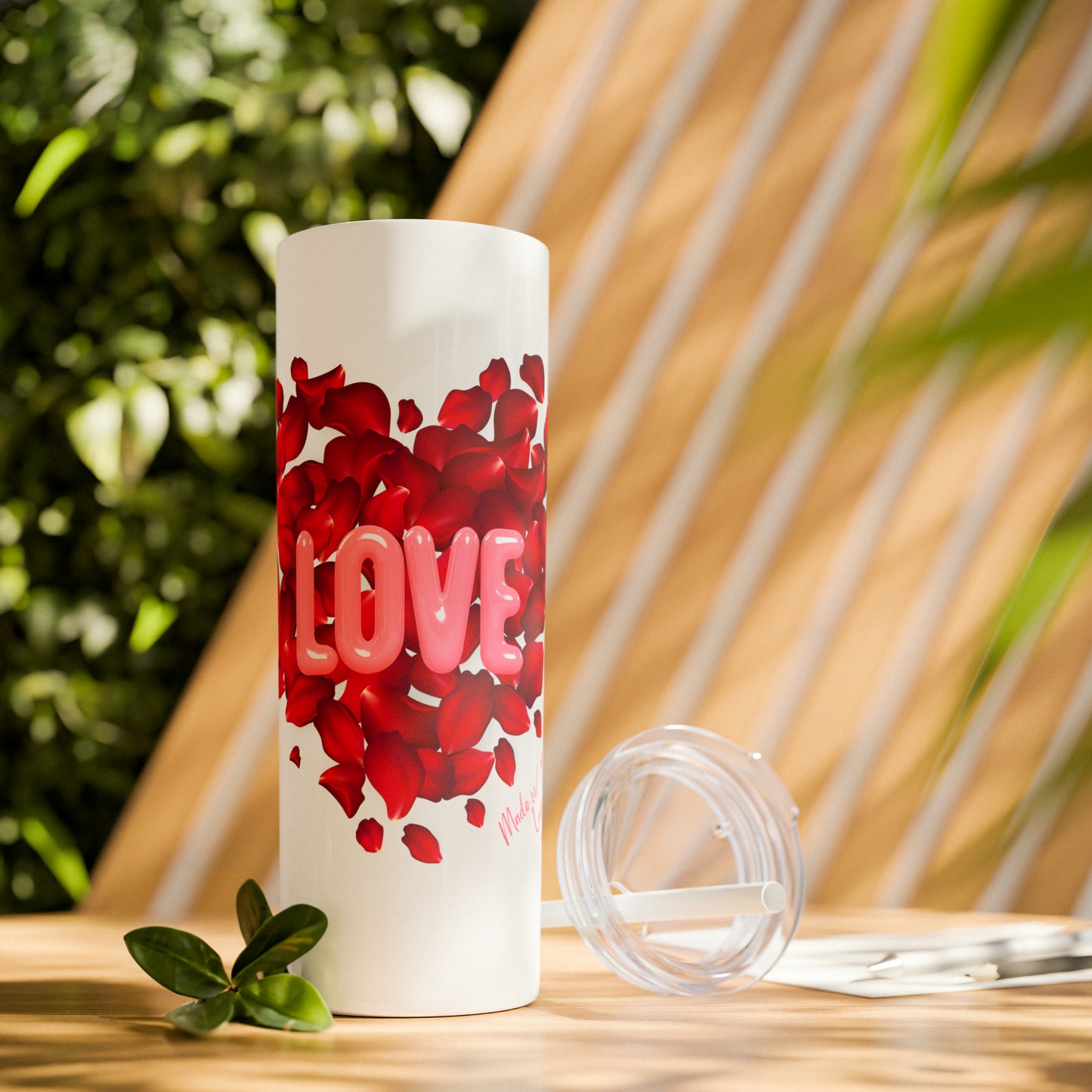 Love Tumbler with Straw, 20oz