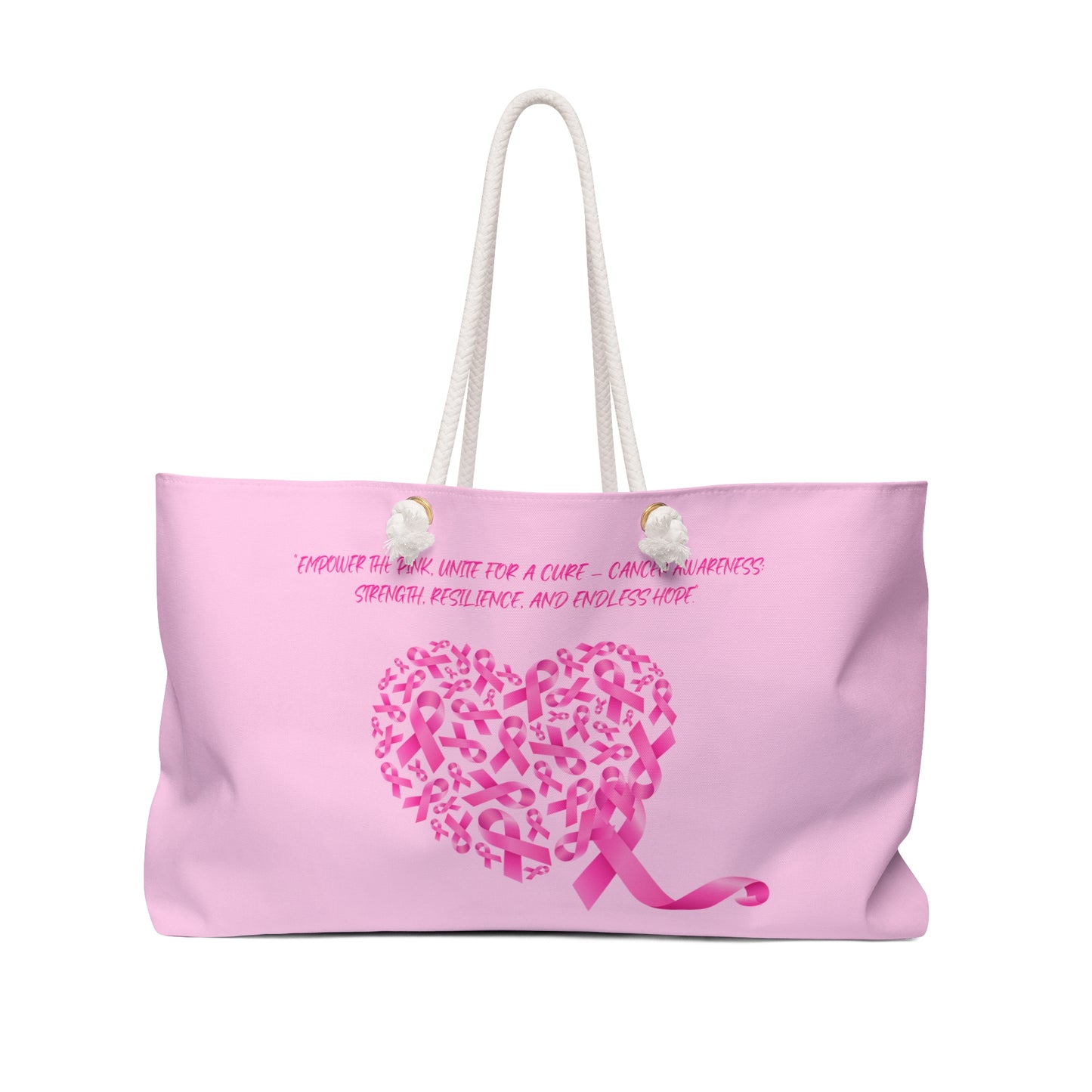 π Cancer Awareness Weekender Bag