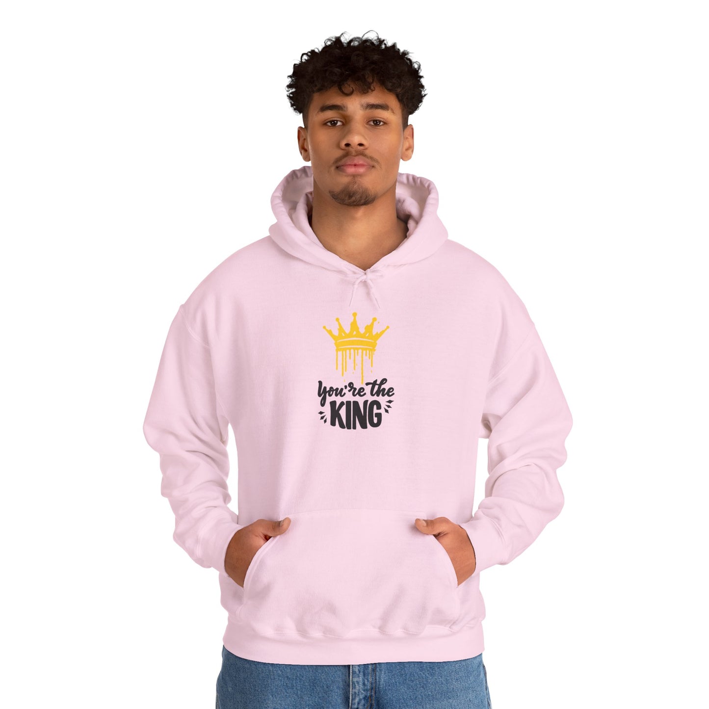 You're the King Hoodie – Crown Graphic Hooded Sweatshirt