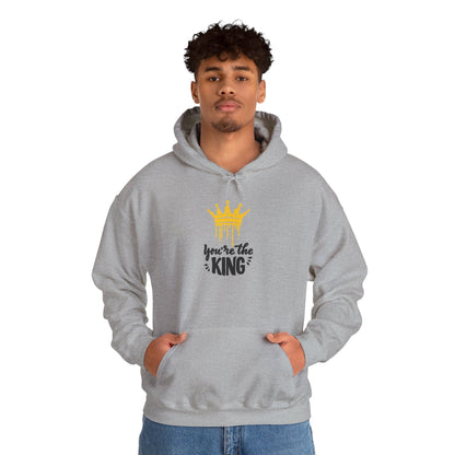 You're the King Hoodie – Crown Graphic Hooded Sweatshirt
