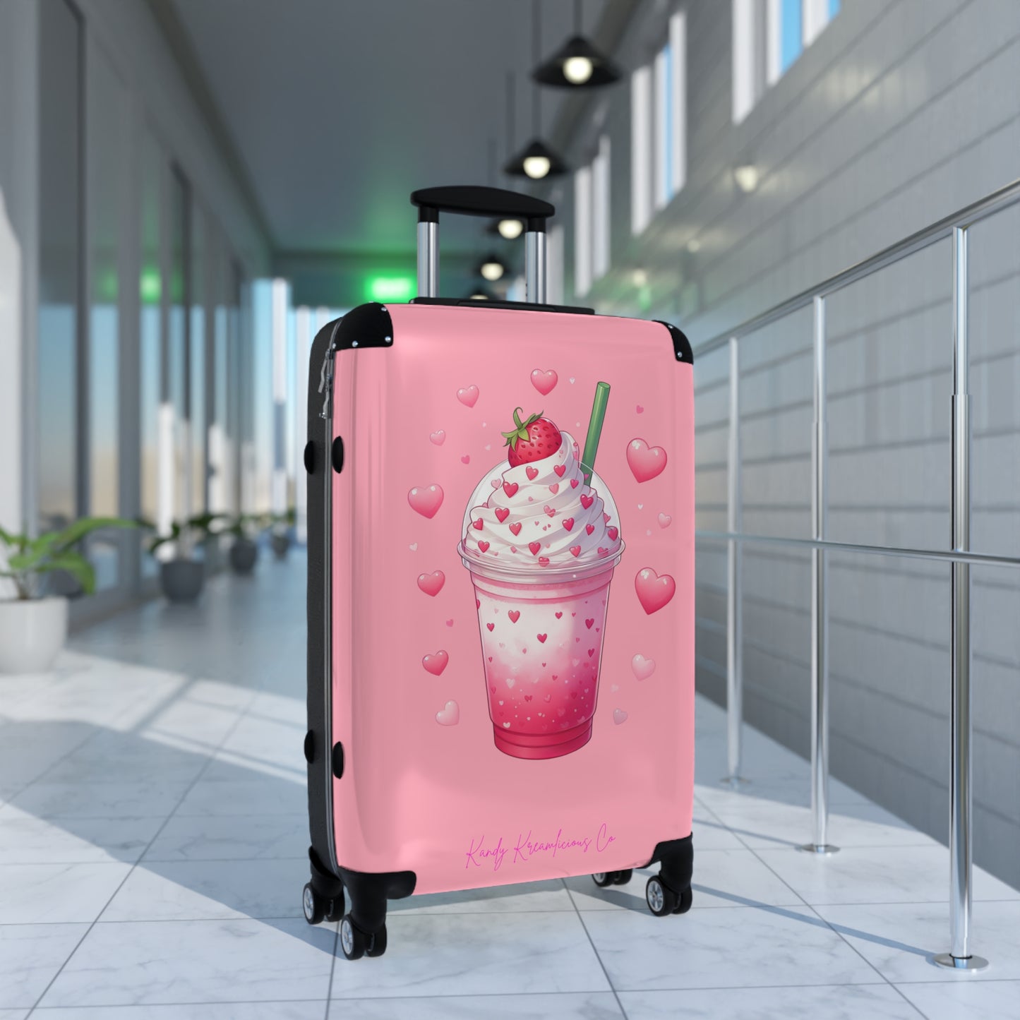 Stawberrylicious Latte Suitcase