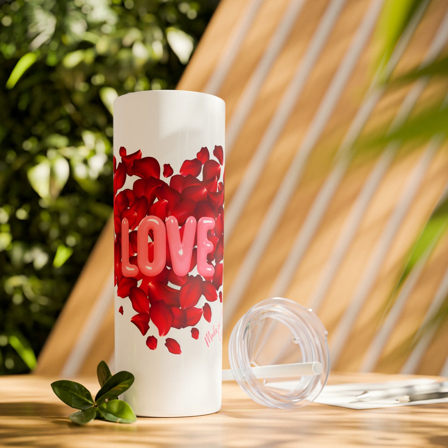 Love Tumbler with Straw,         20oz