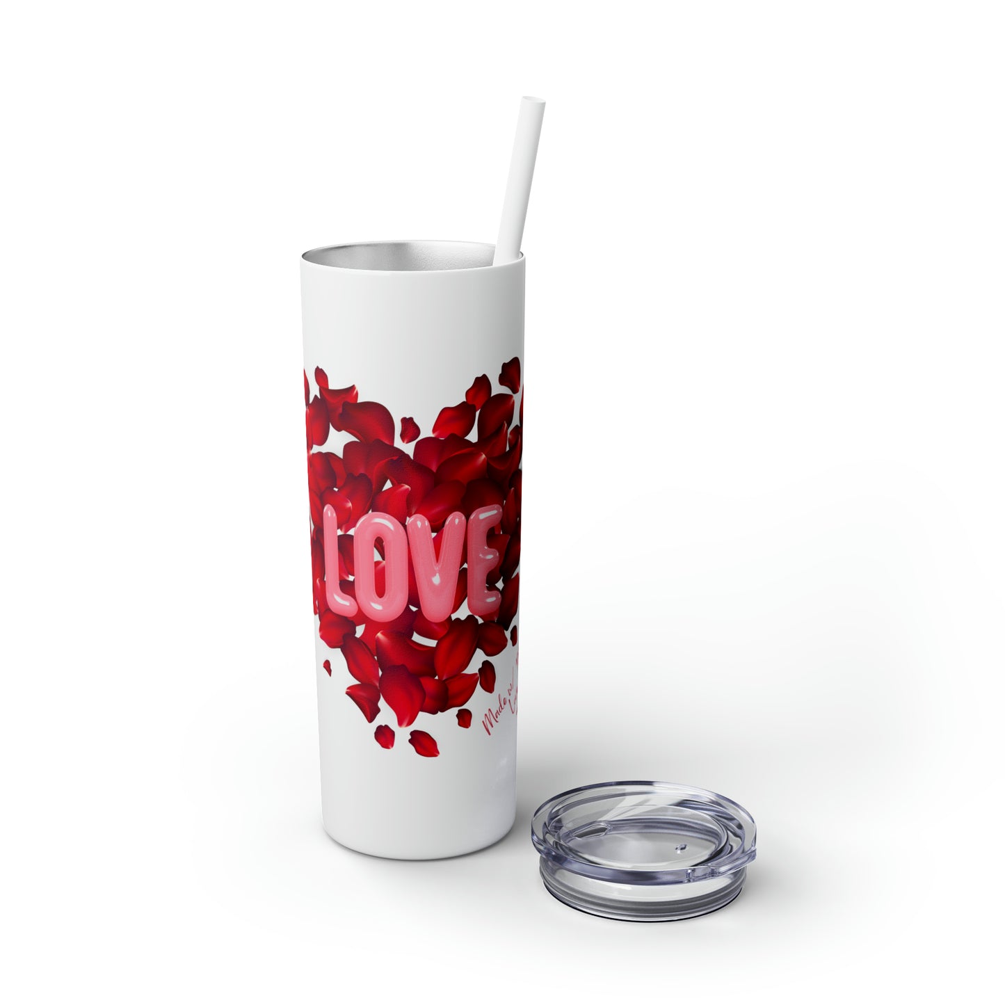 Love Tumbler with Straw,         20oz