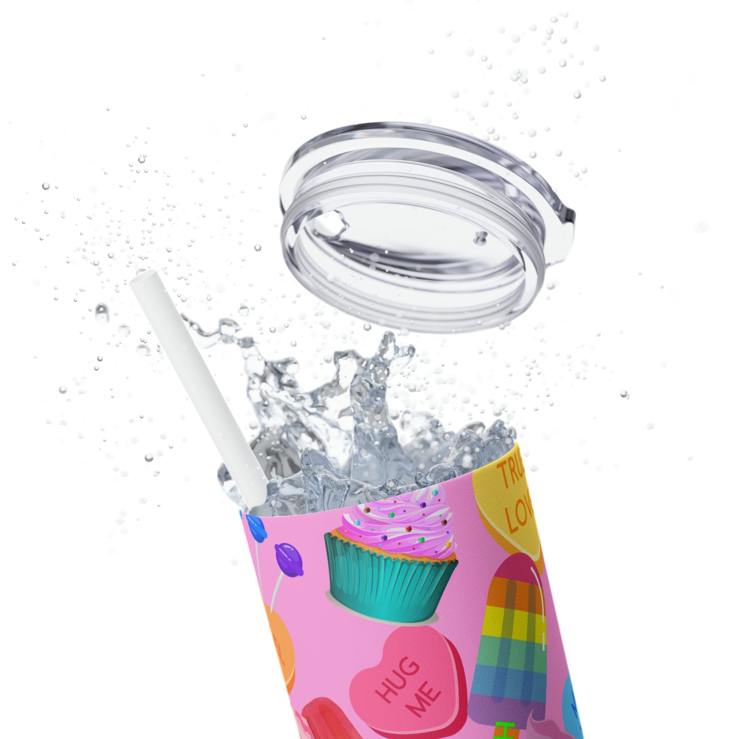 Kandy Treats Tumbler with Straw, 20oz