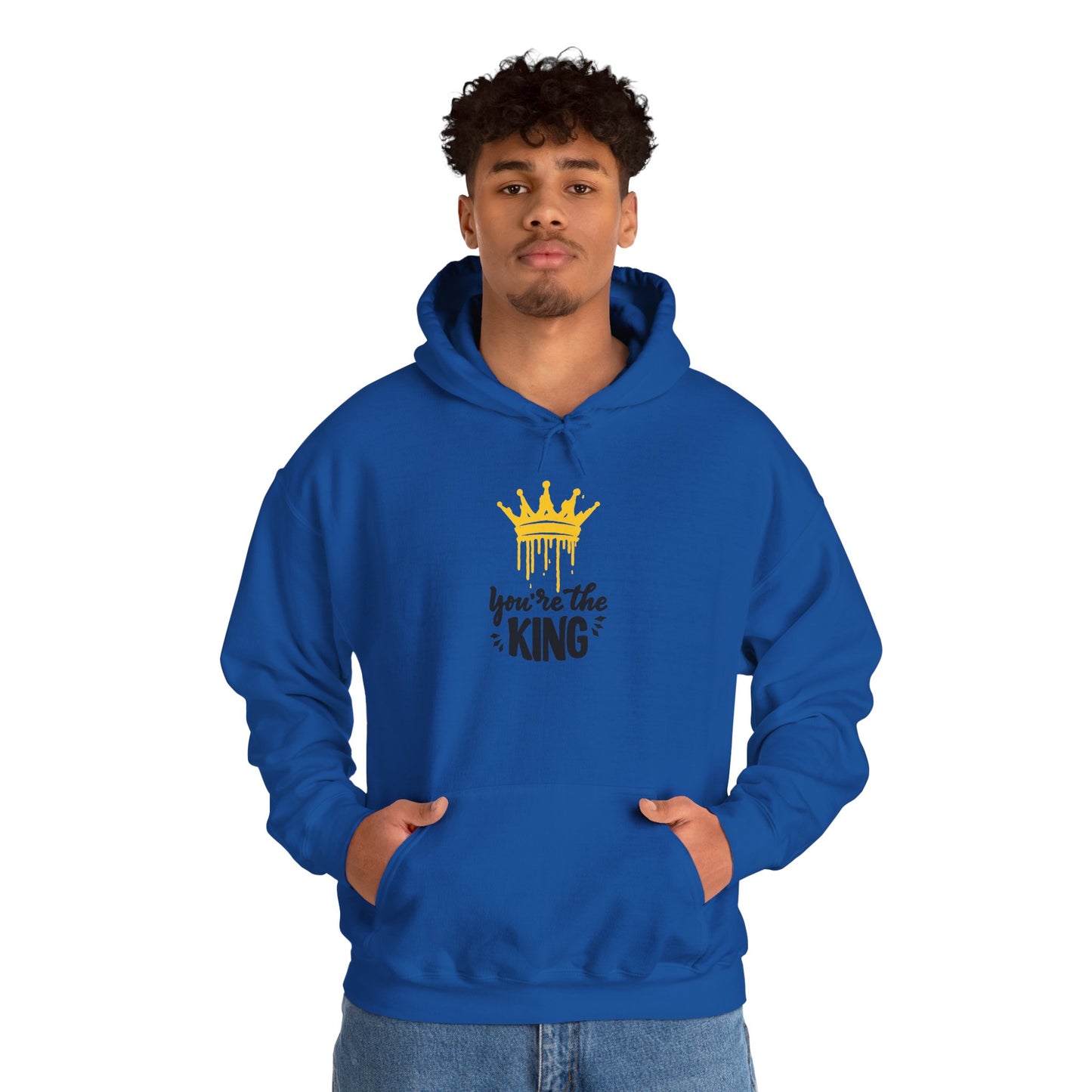 You're the King Hoodie – Crown Graphic Hooded Sweatshirt