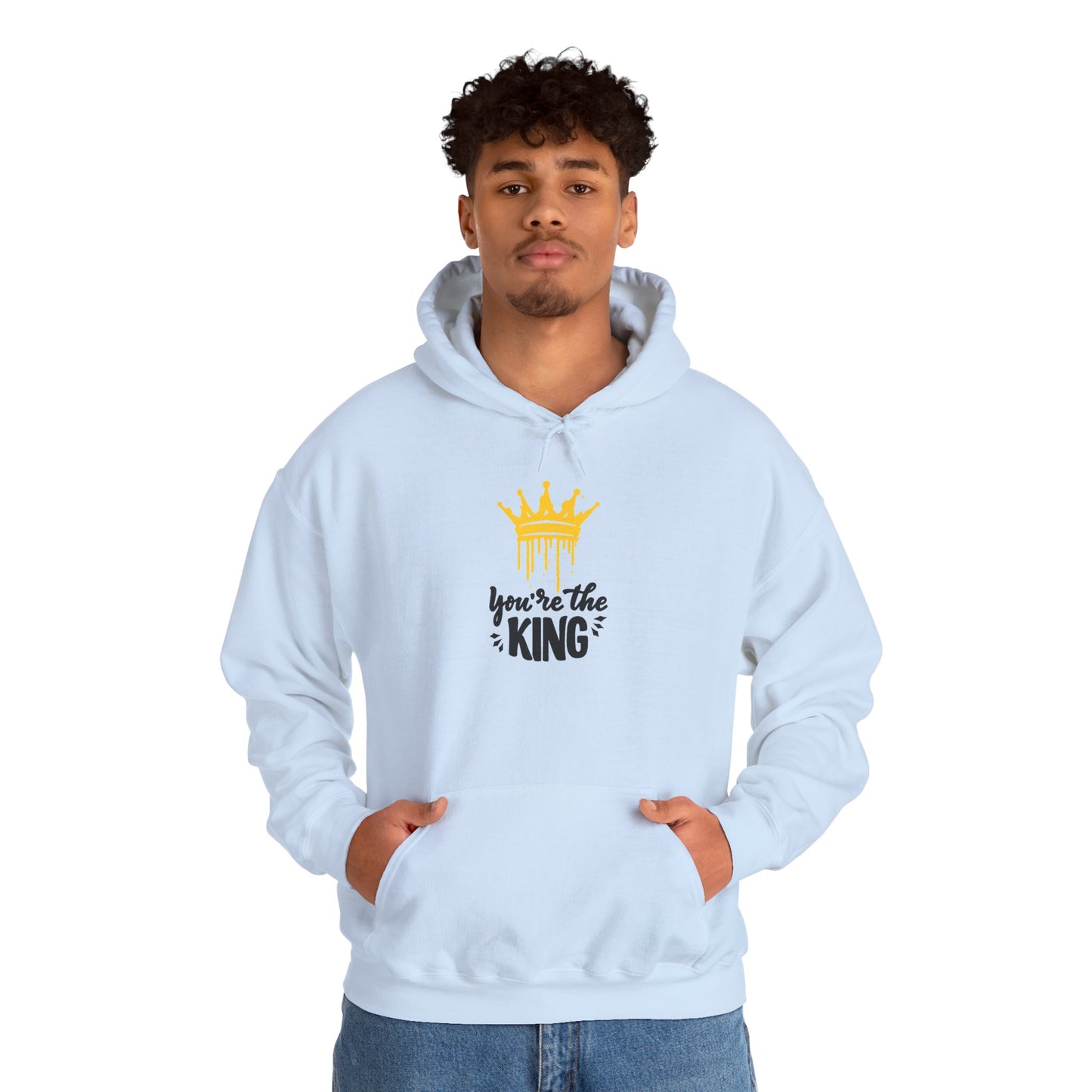 You're the King Hoodie – Crown Graphic Hooded Sweatshirt
