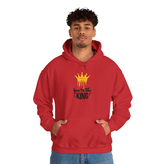 You're the King Hoodie – Crown Graphic Hooded Sweatshirt