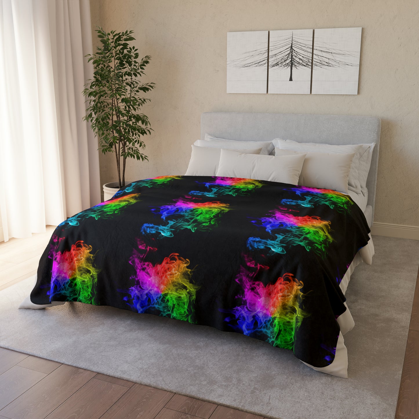 Rainbow Fire Blanket