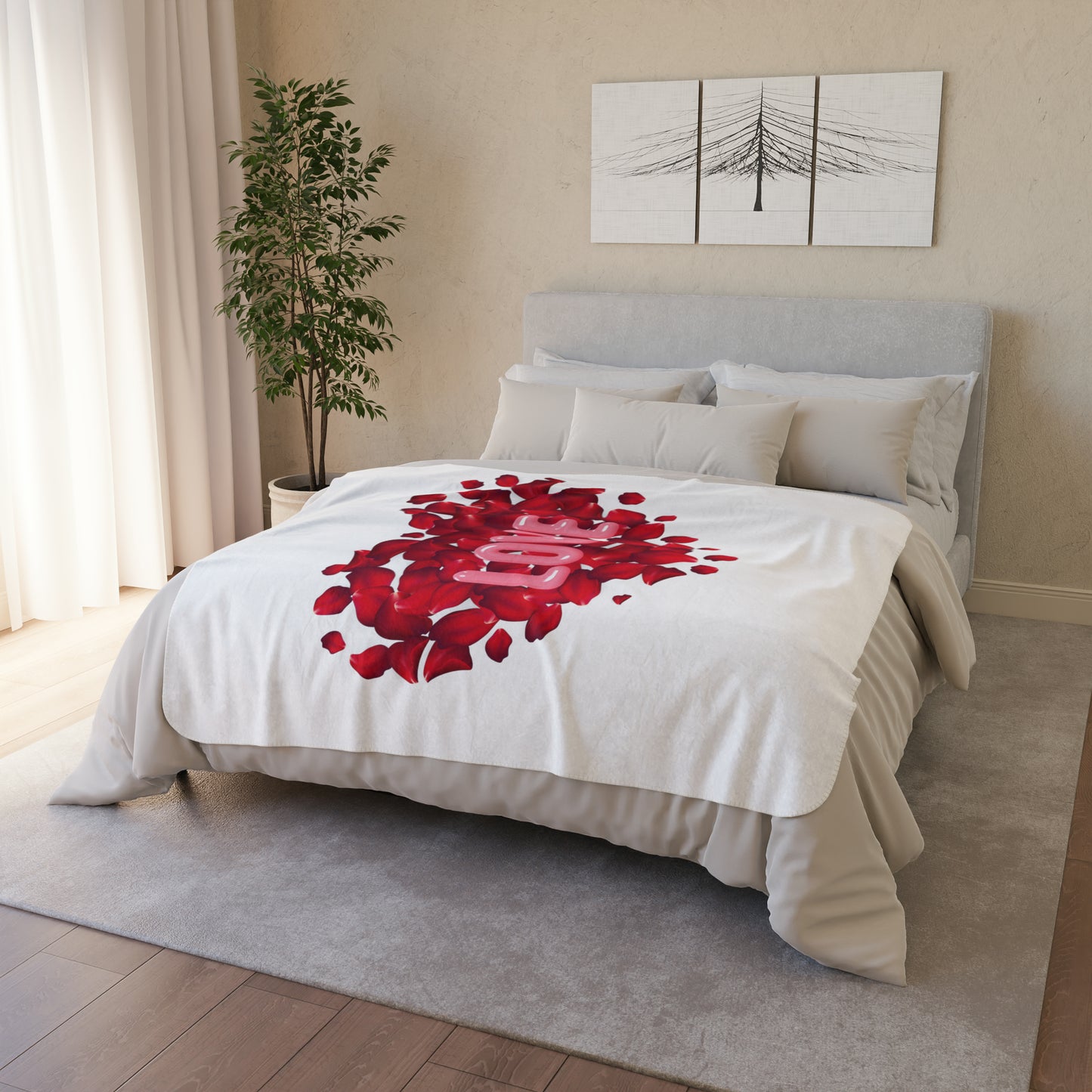 Roses of Love Blanket