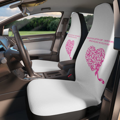 🎀 Cancer Awareness Car Seat Covers