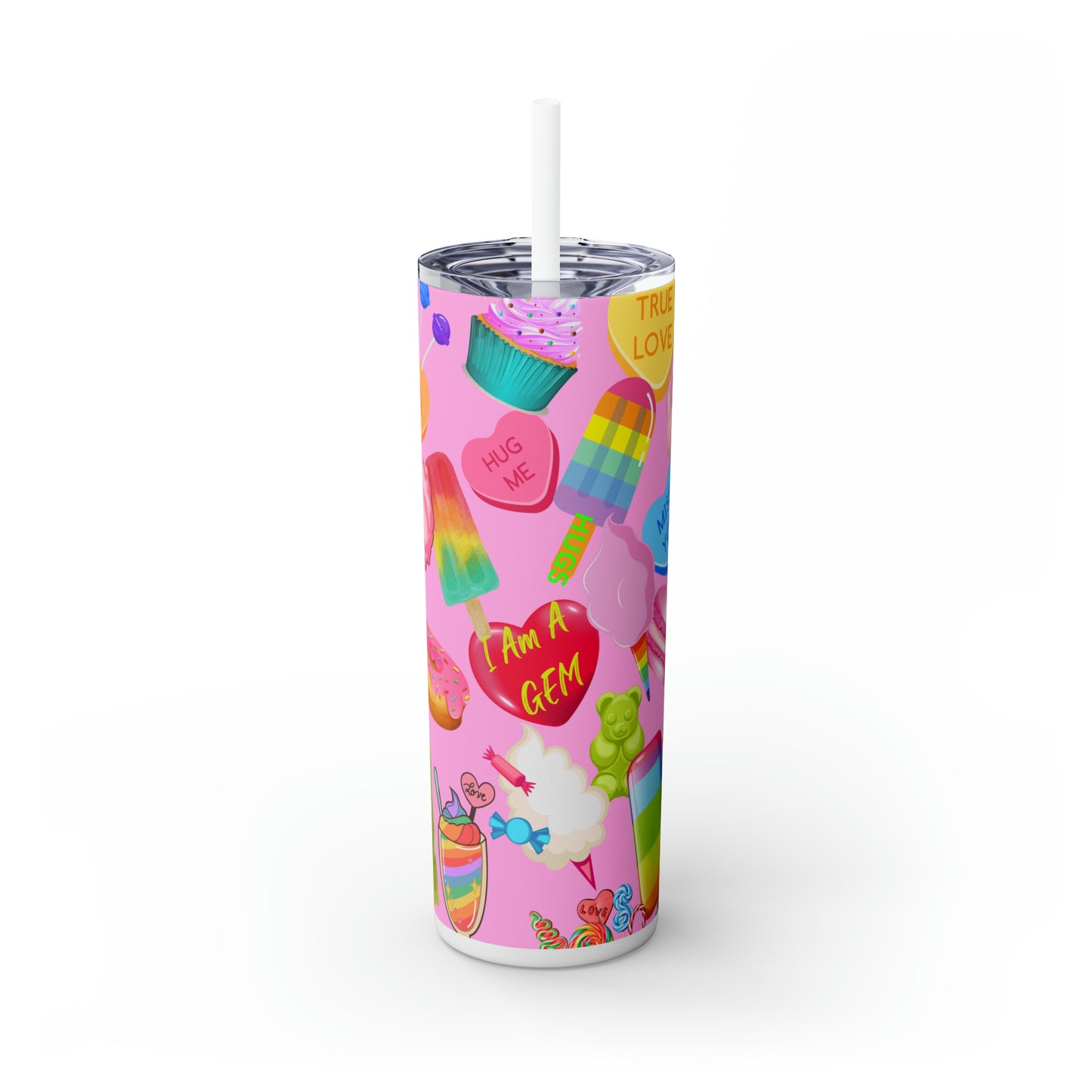 Kandy Treats Tumbler with Straw, 20oz