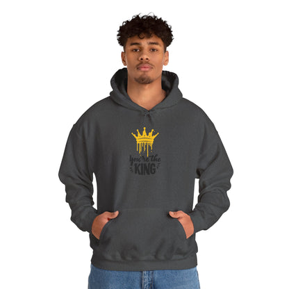 You're the King Hoodie – Crown Graphic Hooded Sweatshirt