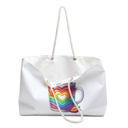 Rainbow Bliss Delight Weekender Bag