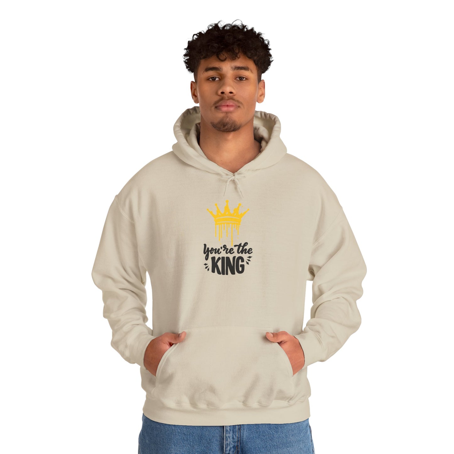 You're the King Hoodie – Crown Graphic Hooded Sweatshirt